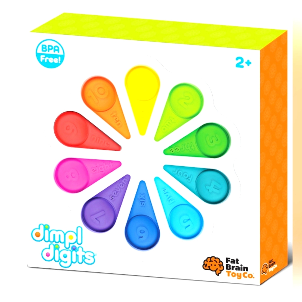 Dimpl Digits Fun Colorful Tactile Interactive Learning Toy